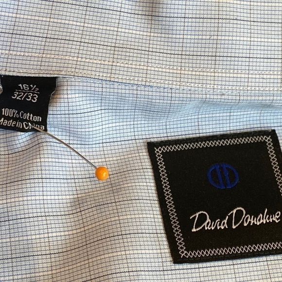 David Donahue Dress Shirt in Excellent Condition - Picture 4 of 5